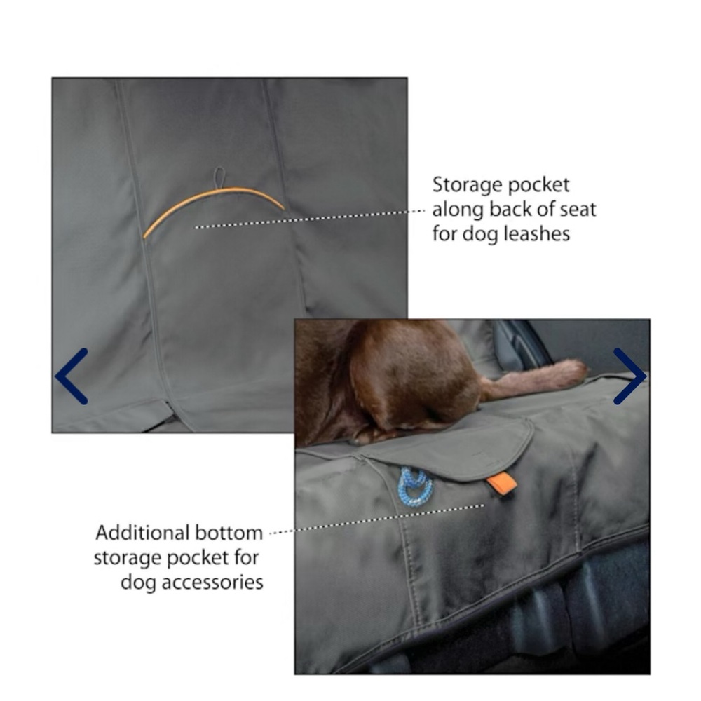Kurgo Charcoal Bench Seat Cover - Picture 5 of 7